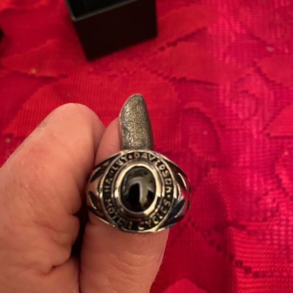 Limited! New Style Black Stone Mens Rings - Picture 6 of 6